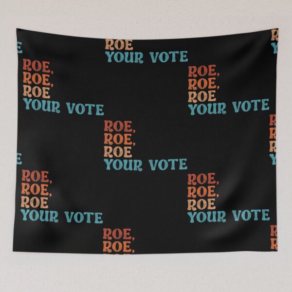 Item preview, Roe Your Vote Pro Choice Women's Rights Vintage Retro designed and sold by Annetta Pfeffer.