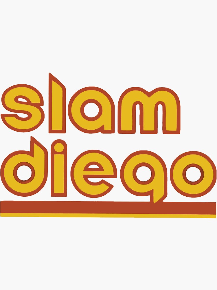 Slam Diego' Sticker