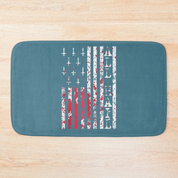 Item preview, Upside Down Cross Occult American Flag All Hail Satanic designed and sold by ChipHoi.