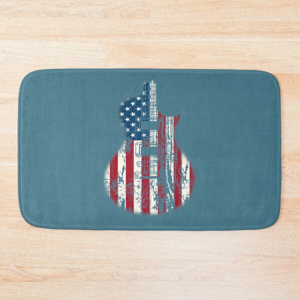 Item preview, Us American Flag Guitar Musician Distressed Guitars Vintage designed and sold by ChipHoi.
