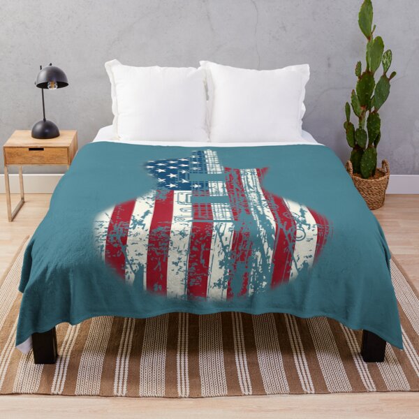 Item preview, Us American Flag Guitar Musician Distressed Guitars Vintage designed and sold by ChipHoi.