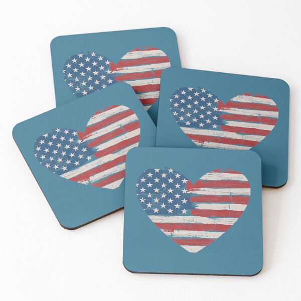 Item preview, Us American Flag Heart For Independence Day On 4Th Of July designed and sold by ChipHoi.