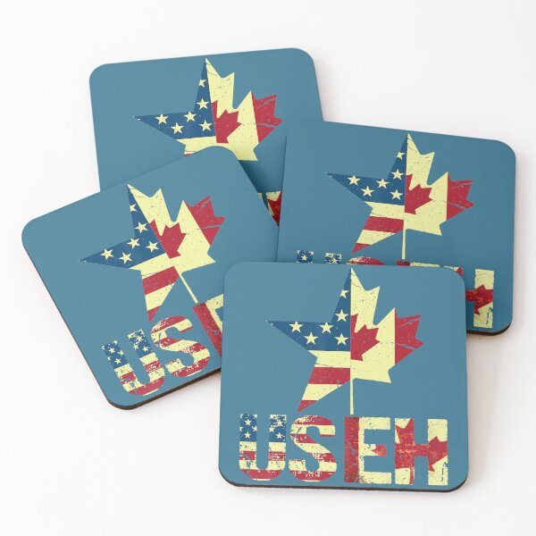 Item preview, Us Eh Leaf Canadian American Flag Canada Usa Patriotic designed and sold by ChipHoi.