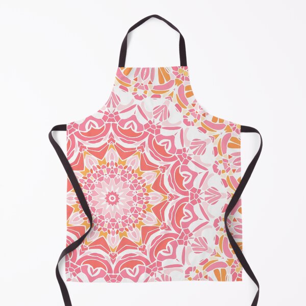 Item preview, Coral Passion Mandala designed and sold by Kelly Dietrich Mandala & Fractal Art.