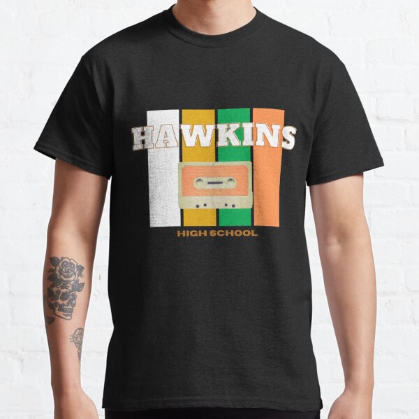 Stranger Things Hawkins High School T Shirt - Hotvero