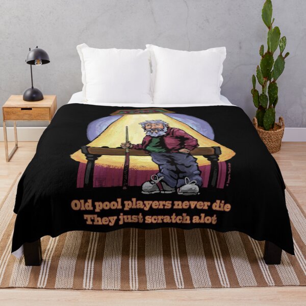 Item preview, Old Pool Players never die - They just scratch alot designed and sold by JamesClough.
