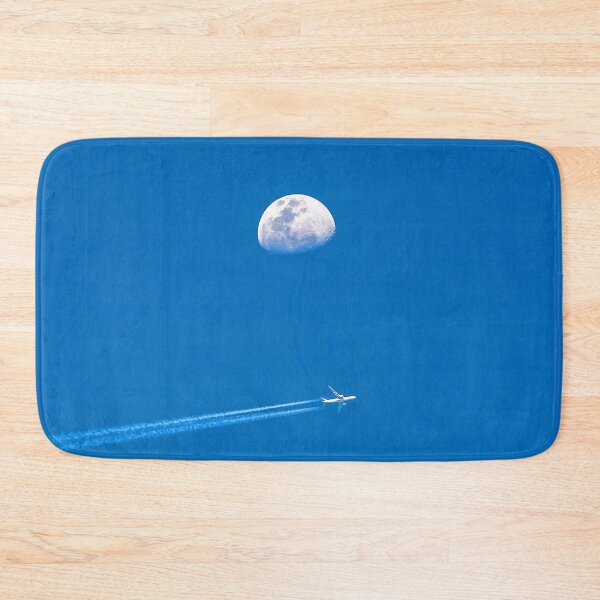 Item preview, AVIATION #4 - Jet Airliner and Contrail Passing by Moon designed and sold by DEL-Productions.