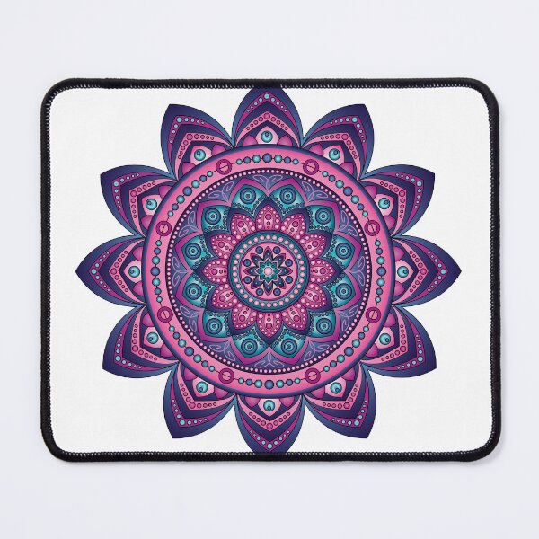 Item preview, Mandala Inspired Design in Colors #4 designed and sold by ZenDrawings.