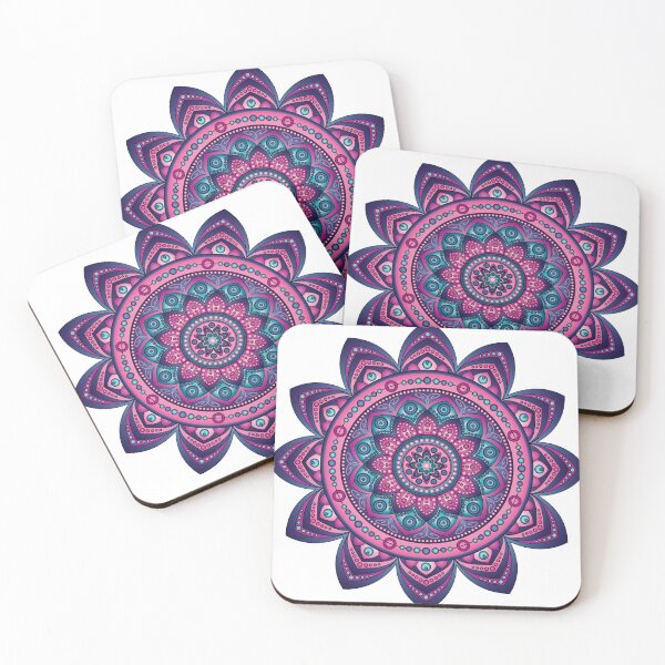 Item preview, Mandala Inspired Design in Colors #4 designed and sold by ZenDrawings.