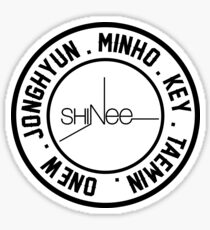 Pegatina SHINEE OT5 Miembro