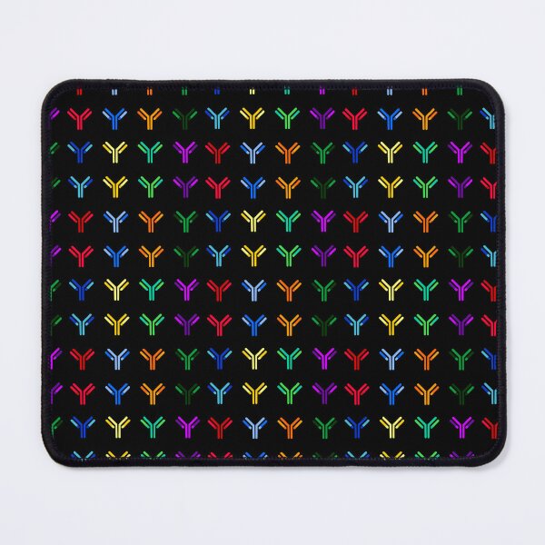 Item preview, Cartoon Antibodies - Pattern, Black Background designed and sold by Artsy-Chemist.