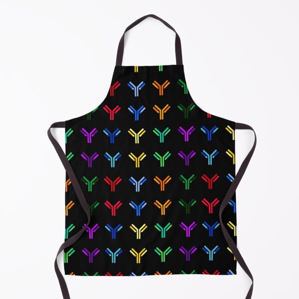 Item preview, Cartoon Antibodies - Pattern, Black Background designed and sold by Artsy-Chemist.