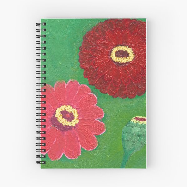 Item preview, Zinnia Flowers designed and sold by Janine-Brewster.