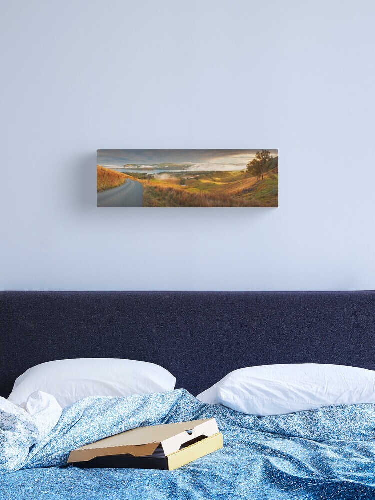 Thumbnail 2 of 3, Canvas Print, Lake Hume & Tallangatta, Victoria, Australia designed and sold by Chockstone.