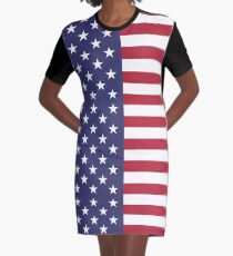 United States of America - American - Independence Day Apparel T-Shirt Graphic T-Shirt Dress