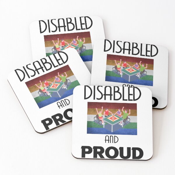 Item preview, Disabled and Proud designed and sold by MrJArts.