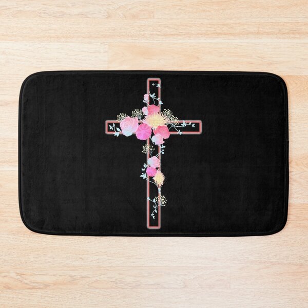 Item preview, Jesus Cross With Roses Flowers - Flowers designed and sold by EmiesDesignss.