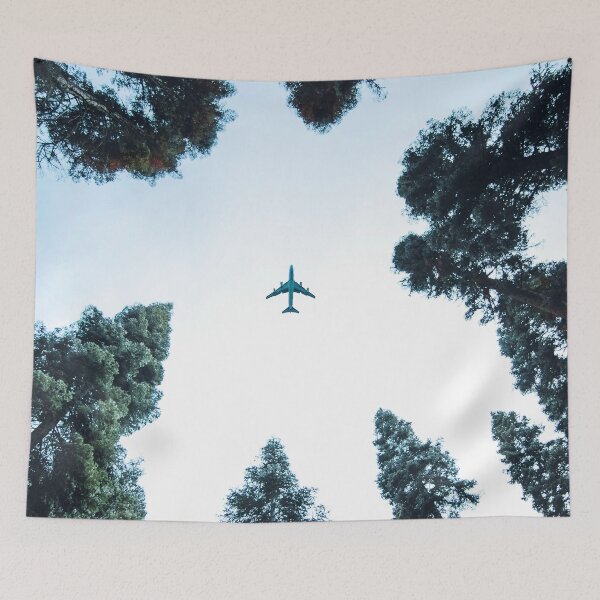 Item preview, AVIATION #5 - Jet Airliner Flying Over Forest designed and sold by DEL-Productions.