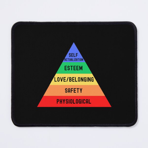 Item preview, Maslow's Hierarchy Of Needs - Brain, Psychology, Neuroscience, Mind, Mental Health, Psychologist, Psychiatrist, Biology designed and sold by jadedscientist.