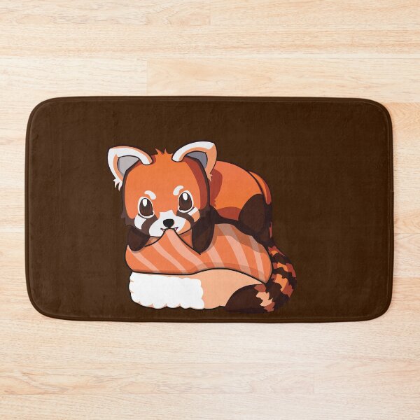 Item preview, Red Panda Salmon Sushi designed and sold by myanko.