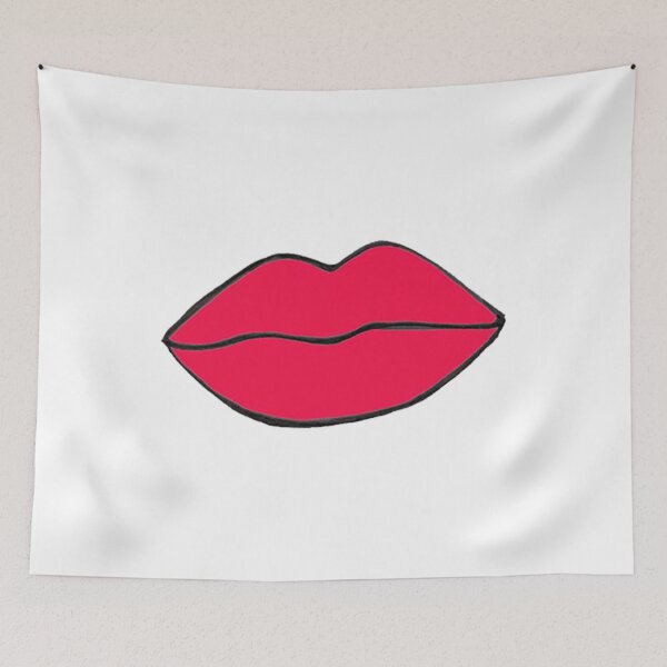 Item preview, Big Red Lip Kiss designed and sold by CiaraTran1.