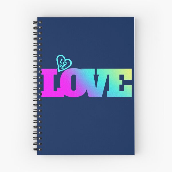 Item preview, love, love and heart, illustration with word love in bright colors and gradients. designed and sold by Malogue.