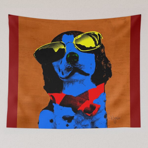 Item preview, BLUE DOG POP ART designed and sold by NYWA-ART.