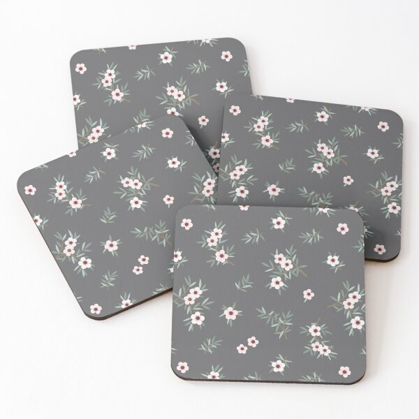 Item preview, Manuka Flower Deep Grey designed and sold by Sarah Thorpe Designs .