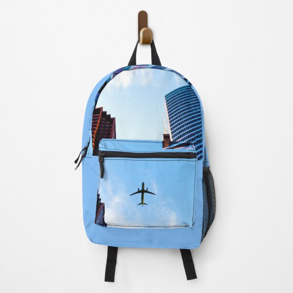 Item preview, AVIATION #6 - Jet Airliner Flying Over City Buildings designed and sold by DEL-Productions.