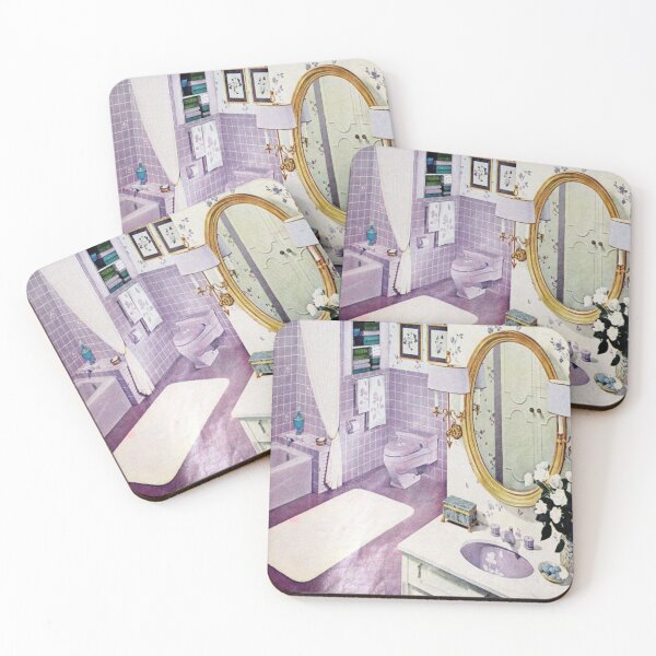 Item preview, purple bathroom designed and sold by timetodieoldman.