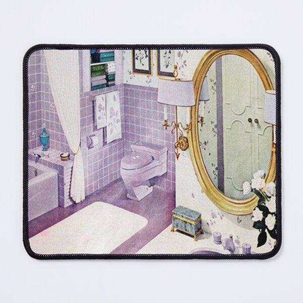 Item preview, purple bathroom designed and sold by timetodieoldman.