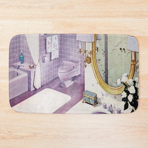 Item preview, purple bathroom designed and sold by timetodieoldman.