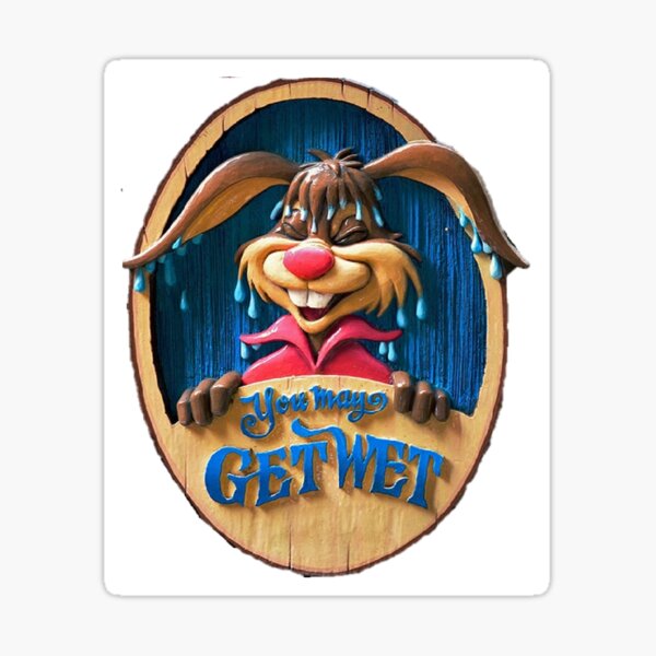 "You May Get Wet" Sticker for Sale by malayagrace Redbubble