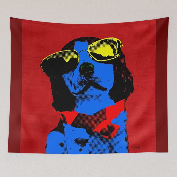 Item preview, BLUE DOG FUNNY COOL DOG designed and sold by NYWA-ART.