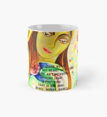 Wild Mond Frau Tasse