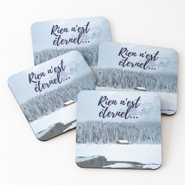 Item preview, Nothing lasts forever - popular french quotes theme gifts  designed and sold by RebelliousRosee.
