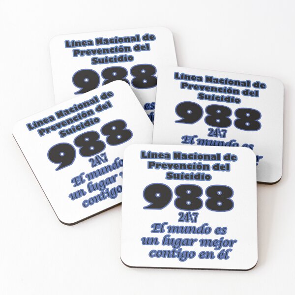 Item preview, Línea Nacional de Prevención del Suicidio 988 en español designed and sold by JoyOfHopeStore.