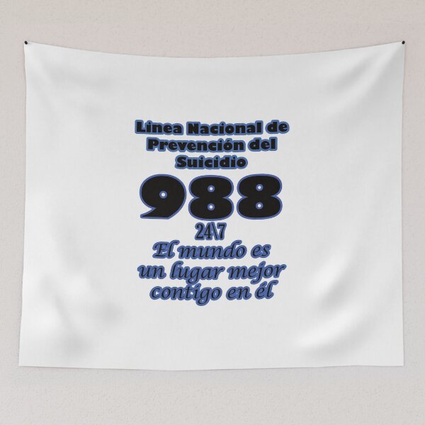 Item preview, National Suicide Prevention Lifeline 988 in Español designed and sold by JoyOfHopeStore.