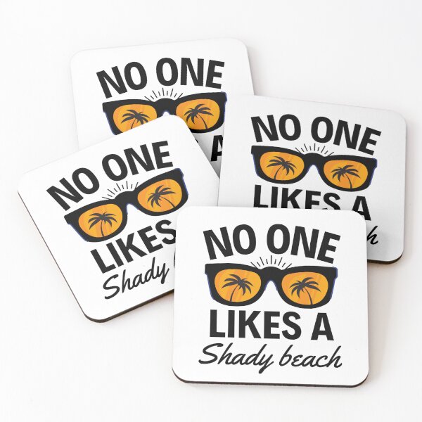 Item preview, No One Likes A Shady Beach | Funny Summer And Beach Quotes designed and sold by chetan786.