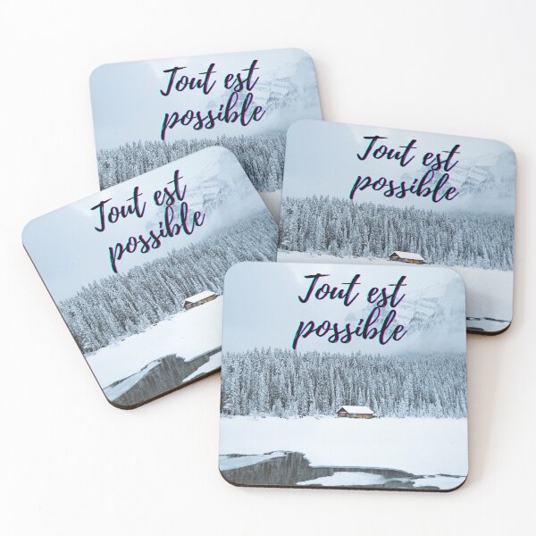 Item preview,  Anything is possible - popular french quotes theme gifts  designed and sold by RebelliousRosee.