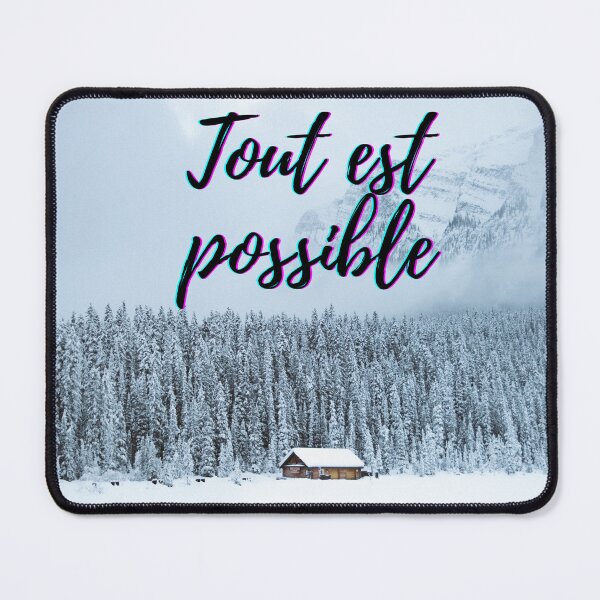 Item preview, Anything is possible - popular french quotes theme gifts designed and sold by RebelliousRosee.