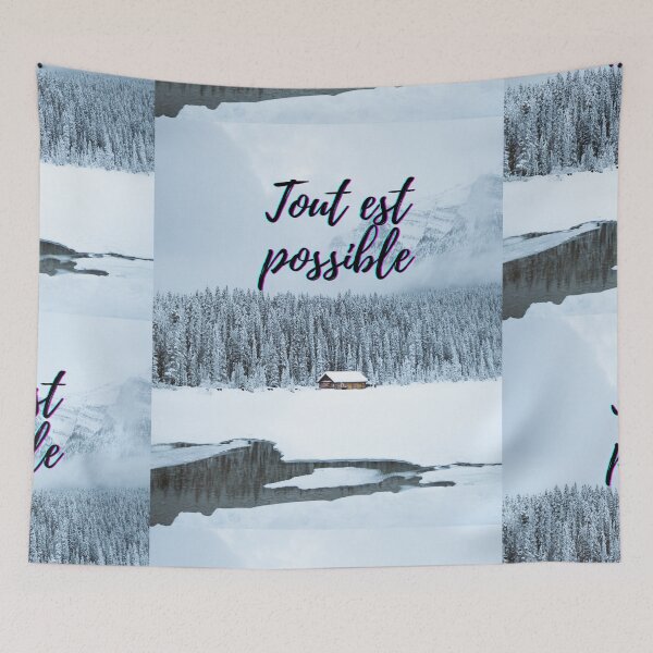 Item preview,  Anything is possible - popular french quotes theme gifts  designed and sold by RebelliousRosee.