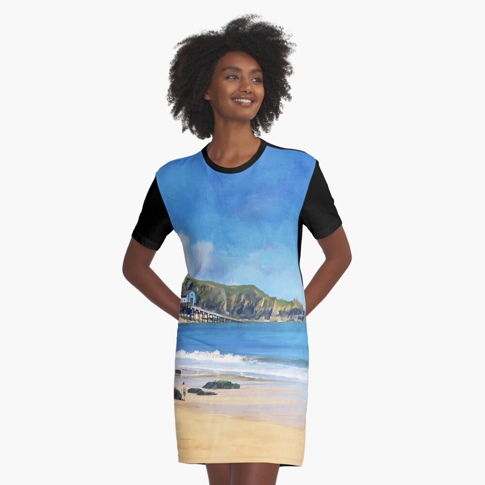 Item preview, Graphic T-Shirt Dress designed and sold by synchroelectric.