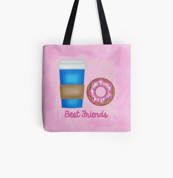 Best friends All Over Print Tote Bag