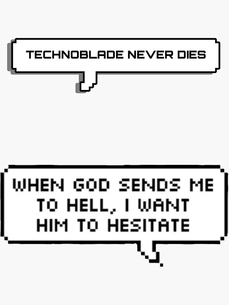 Easter Egg: If you search for Technoblade, it asks if you meant Technoblade  Never Dies : r/Technoblade