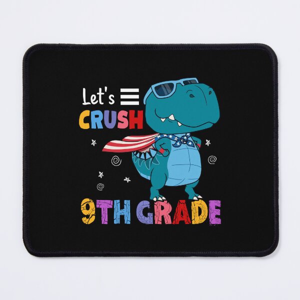 Item preview, Let's Crush 9th Grade Funny T Rex Dinosaur Back To School Kids designed and sold by designbychow.