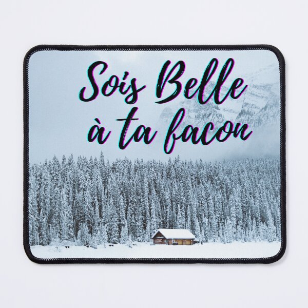 Item preview, Be beautiful in your own way - popular French quotes theme gifts designed and sold by RebelliousRosee.