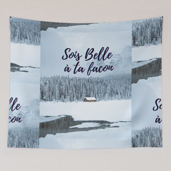 Item preview, Be beautiful in your own way - popular French quotes theme gifts  designed and sold by RebelliousRosee.