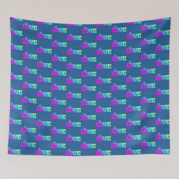 Item preview, love, love and heart, illustration with word love in bright colors and gradients. designed and sold by Malogue.