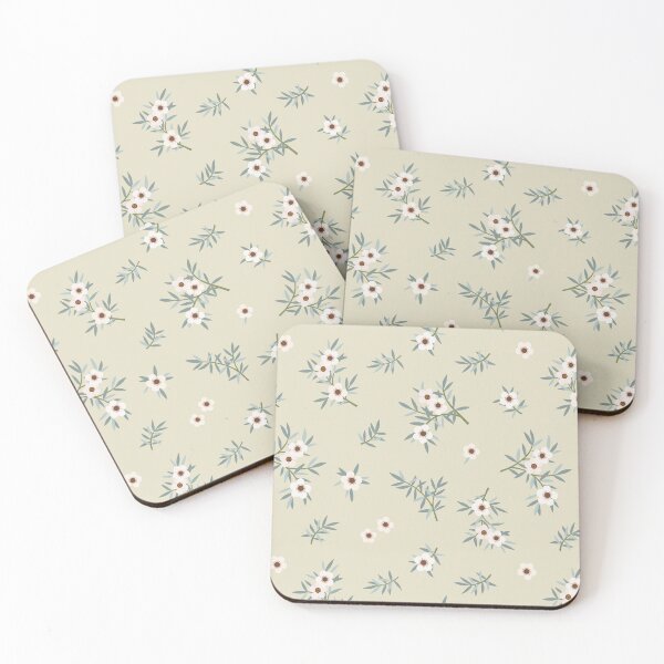Item preview, Manuka Flower Pale Yellow designed and sold by Sarah Thorpe Designs .